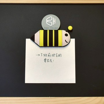 天成飯店集團 比比家族代言人磁鐵-Q Bee