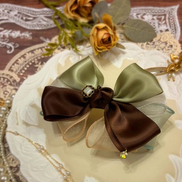 【時光長廊的淚珠】髮夾│彈簧夾│手作髮飾