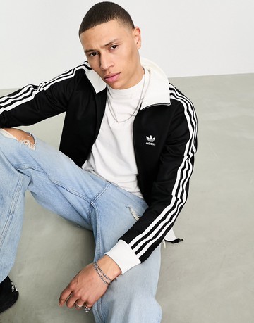 adidas Originals Beckenbauer tracktop in black