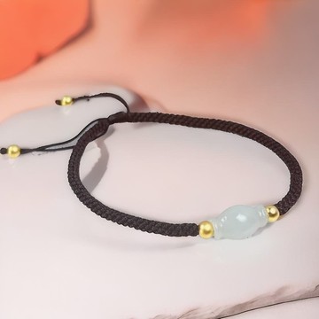 冰種翡翠糖果編織手鍊 | 天然緬甸玉A貨翡翠 | 送禮