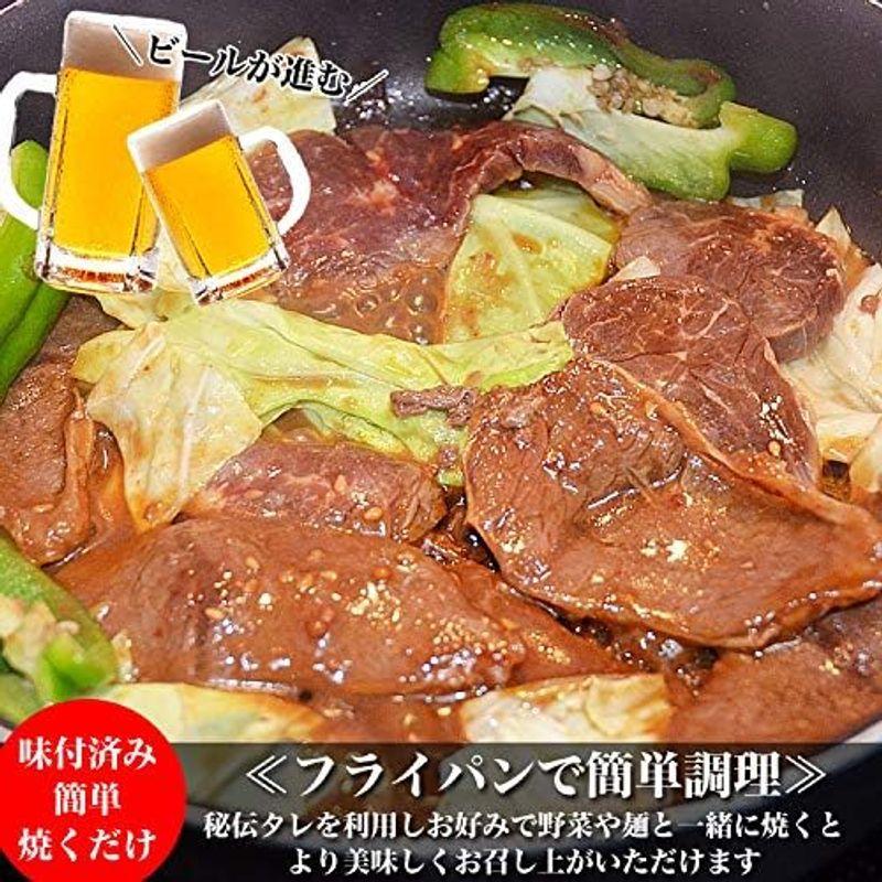 1.8kg (600g×3) (タレ込み) 牛ハラミ(サガリ) 厚切り 味付き焼肉 BBQ バーベキュー 野菜炒め 弁当