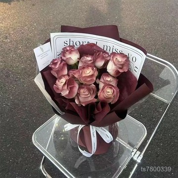 【免運】凡爾賽複古紅永生仿生玫瑰花束送女友閨蜜媽媽母親節浪漫禮物 I2Q5