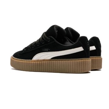 PUMA Puma 雷哈娜 聯名 FENTY x Creeper Phatty 女鞋 麵包鞋 黑白 焦糖底 厚底(39640301)
