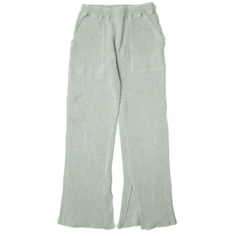 PHEENY フィーニー 日本製 Big waffle flare pants ビッグ