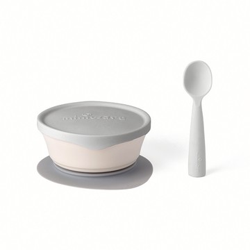 新生彌月好禮【miniware】天然聚乳酸新生寶寶組 (共3色可選) 新生兒禮 彌月禮 新手爸媽 寶寶 副食品 自主進食 易清潔