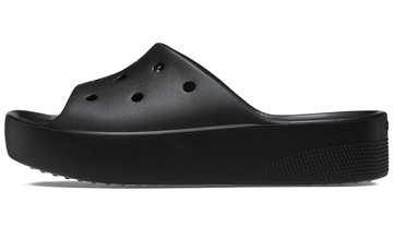 WMNS CROCS PLATFORM SLIDE CROCS BLACK