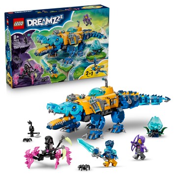 LEGO 71512 DREAMZzz系列 鱷魚潛水艇 Crocodile Submarine  混合顏色  1個
