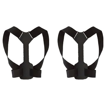 YORI 優里嚴選 專業龍骨矯正帶 男女通用 氨綸+滌綸  M  2條