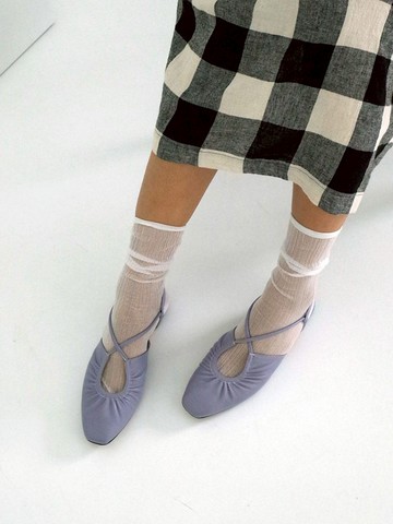 French Ballet Shoes Lavender