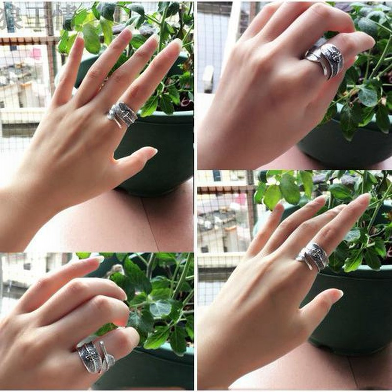 指輪 リング リーフ 葉 葉っぱ シルバー アクセサリー デザイン