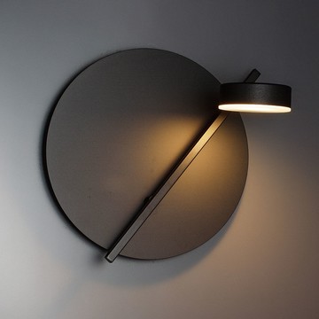 工業風黑色壁燈（附LED G9燈泡／燈具角度可調） 40-71381