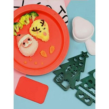 圣誕老人麋鹿兒童卡通飯團模具