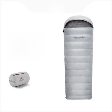 Naturehike挪客信封帶帽睡袋戶外露營成人保暖可拼接羽絨棉睡袋