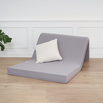 ［熊棉］舒適排汗記憶床墊｜灰色3尺｜