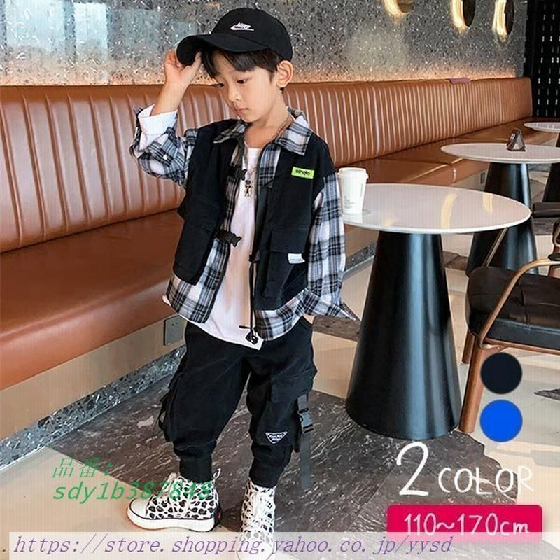 メンズ セットアップ 上下セット 春 秋 小学生 おしゃれ 長袖シャツ 男の子 青 長ズボン かっこいい アウトドア ボセット 中学生 チェック レジャー 黒 通販 Lineポイント最大0 5 Get Lineショッピング