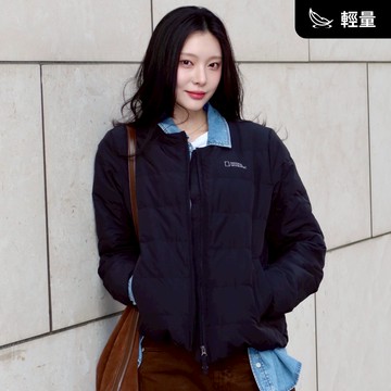 【鵝絨】女裝 HERON 輕量 羽絨外套 - 黑色