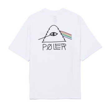 日本限定POLER PSYCHEDELIC RELAX FIT TEE 山形眼重磅TEE/白 - M