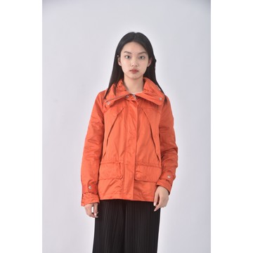 (S) nautica質感亮橘色外套二手衣