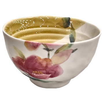 &藍 飯碗 Set 5件組 陶瓷 11x6.6公分 日本製造  花香  1組