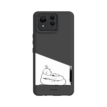 Zenfone 11 Ultra SolidSuit 黑 - 史努比 Snoopy - Snoopy&Charlie Brown追劇時間