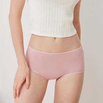 【Clany可蘭霓】 石墨烯2.0遠紅外線抑菌消臭中腰內褲 2232-32 珊瑚粉