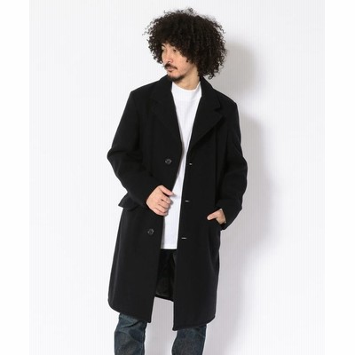 ショット Soft Melton Chester Long Coat ソフトメルトンチェスターコート メンズ Navy 42 Schott 通販 Lineポイント最大get Lineショッピング