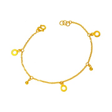 Jove gold JoveGold 天生溫柔黃金手鍊