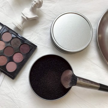 【TreeShop】刷具清潔盒 懶人使用免洗 便携化妆刷清潔盒清洗海绵工具眼影刷快速乾洗洗潔盒刷具清洗