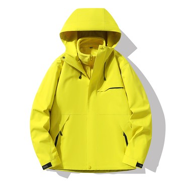 【HOT 本舖】男装9236雙沖新品駱駝同款情侶風衣戶外三合一可拆卸衝鋒衣防風防水保暖登山情侶外套野營水貂絨