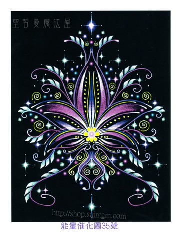 能量催化圖A35號- 雌雄同體「花精」~光輝與美麗