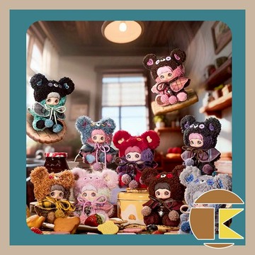 【12月預購】MayMei 霉霉小熊餅乾系列 毛絨 玩具 公仔 盲盒 盒玩 一中盒8入 愛蛋客