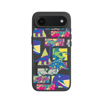 iPhone Air SolidX 黑 - Jurassic Park/ Jurassic World - 彩色恐龍圖騰