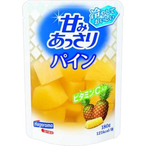 はごろもフーズ　甘みあっさり　パイン（パウチ）　１８０ｇ　１セット（６パック）