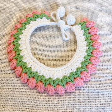 【Floral Pet Collar 2】寵物頸圈 圍兜 領巾 *可愛 拍照小物*