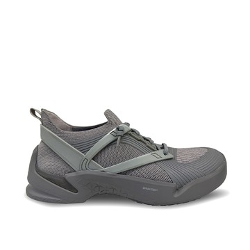Clarks 輕鬆走-Tri Ease Slip 女款織物透氣面料休閒鞋(灰色) CLF87631C