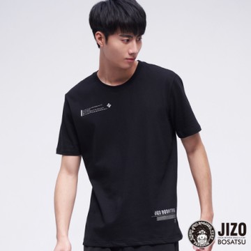 地藏小王 BLUE WAY –3D眩光短TEE(黑)