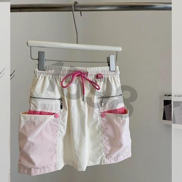 Mimo⭐裙褲高腰女童時尚女夏季個性甜美風款闊腿工裝裙褲