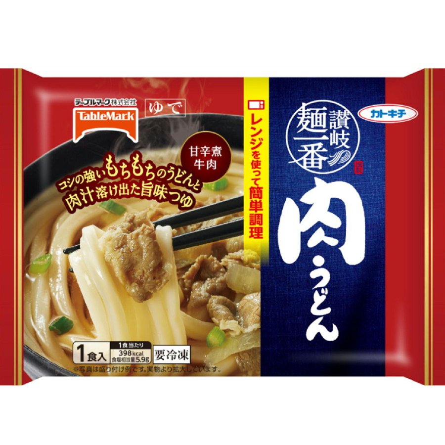 テーブルマーク 讃岐麺一番 肉うどん 1食入 338g