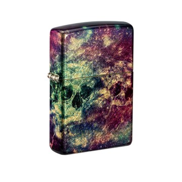 Zippo 【官方旗艦店】Galaxy Skull Design 銀河骷髏防風打火機
