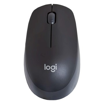 logitech 羅技 全尺寸無線滑鼠  M190  木炭黑