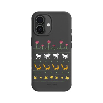 iPhone 16 SolidX 黑 - Le Petit Prince 小王子 - 條紋 - 圖樣