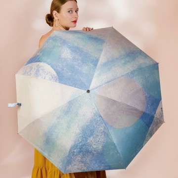 德國boy全遮光防曬晴雨傘(印象布雷拉-藍)