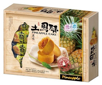 【野味食品】三叔公 雪之戀 土鳳梨酥(奶蛋素,古早味 土鳳酥,15gx10入,台灣名產伴手禮,桃園實體店面出貨)