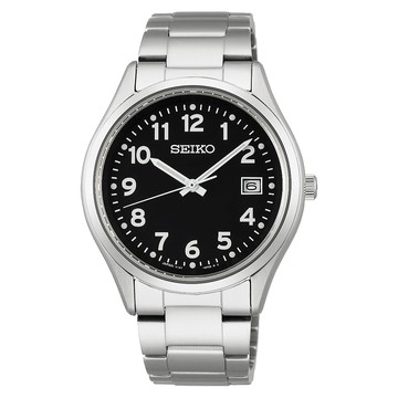SEIKO SOLAR 太陽能 日系簡約 數字時標中性錶-黑_SK028 SBPX155J/V157-0DX0D 送禮 禮物 推薦