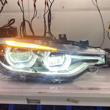 (質量保固）16-19款BMW 3系F30/F35LED大燈原廠大燈總成原裝前大燈頭燈