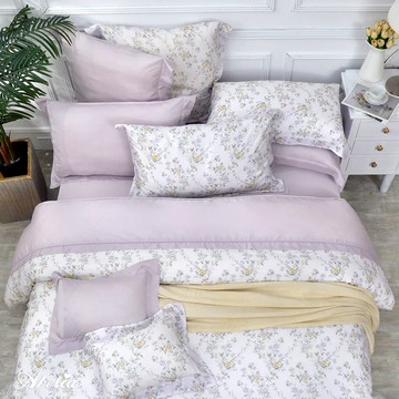 Abelia 梔子花漾 40支天絲木漿纖維床包枕套/兩件式床組 任選 - 雙人 兩用被床組