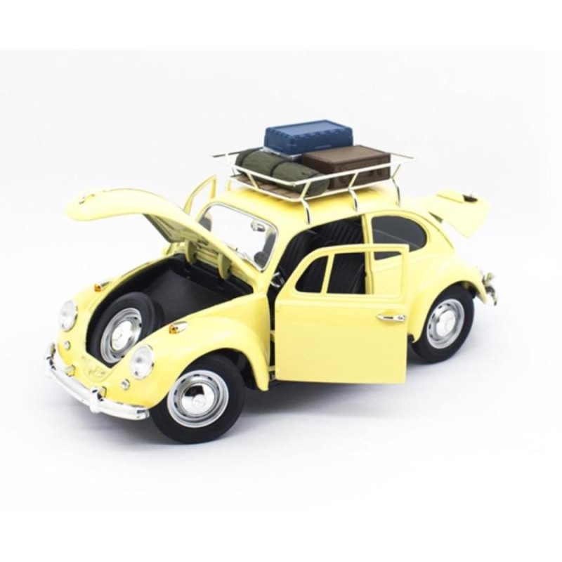 ミニカー 1/18 LuckyTOYS 1967 VW ワーゲン ビートル 黄色