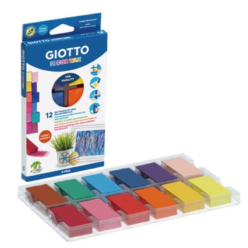 義大利GIOTTO - GIOTTO 兒童蜜蠟磚(12色)