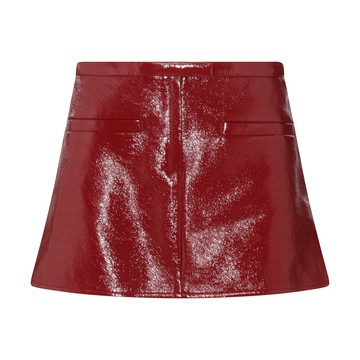 Courreges - Red Vynil Mini Skirt
