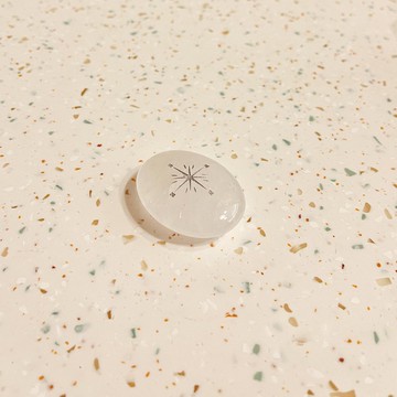 仙知寶 迷霧之中一點光 白羅盤星指引你 白水晶 兔毛晶